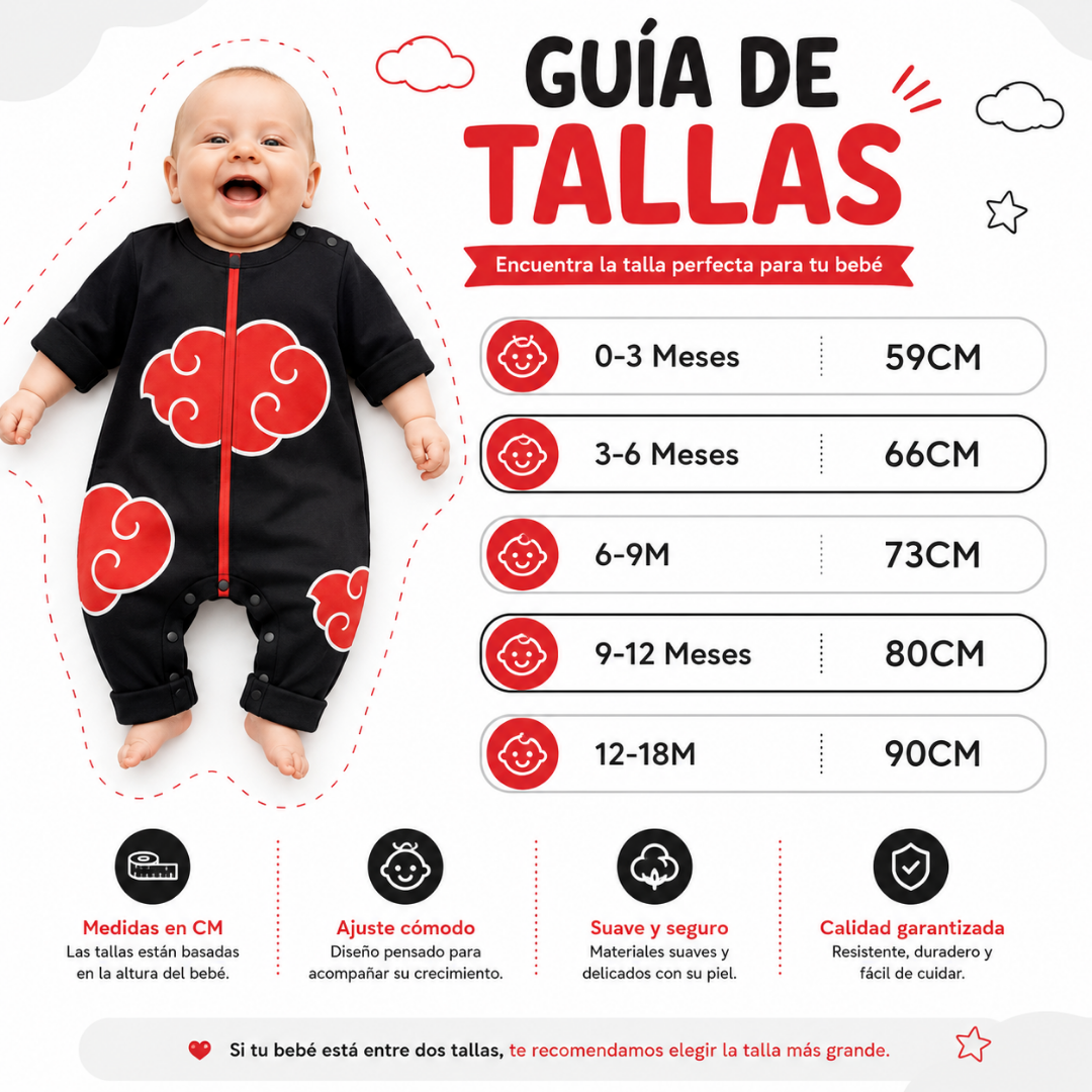 Bodys de bebé estilo anime