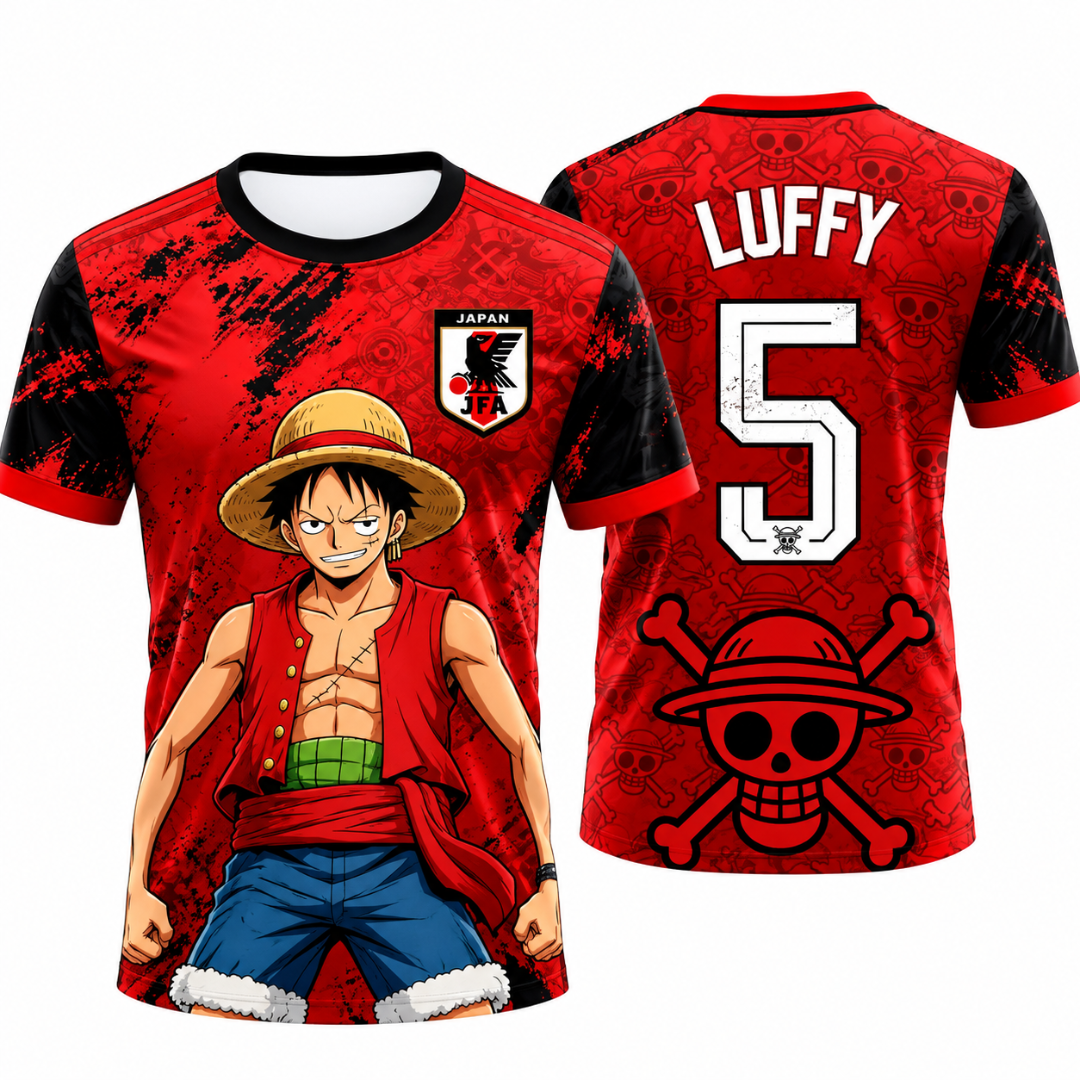 Camisetas de futbol luffy