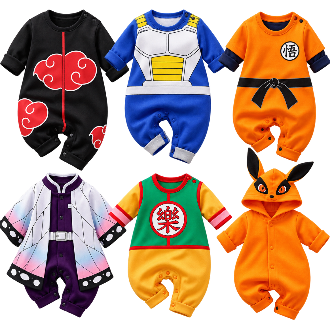Bodys de bebé estilo anime
